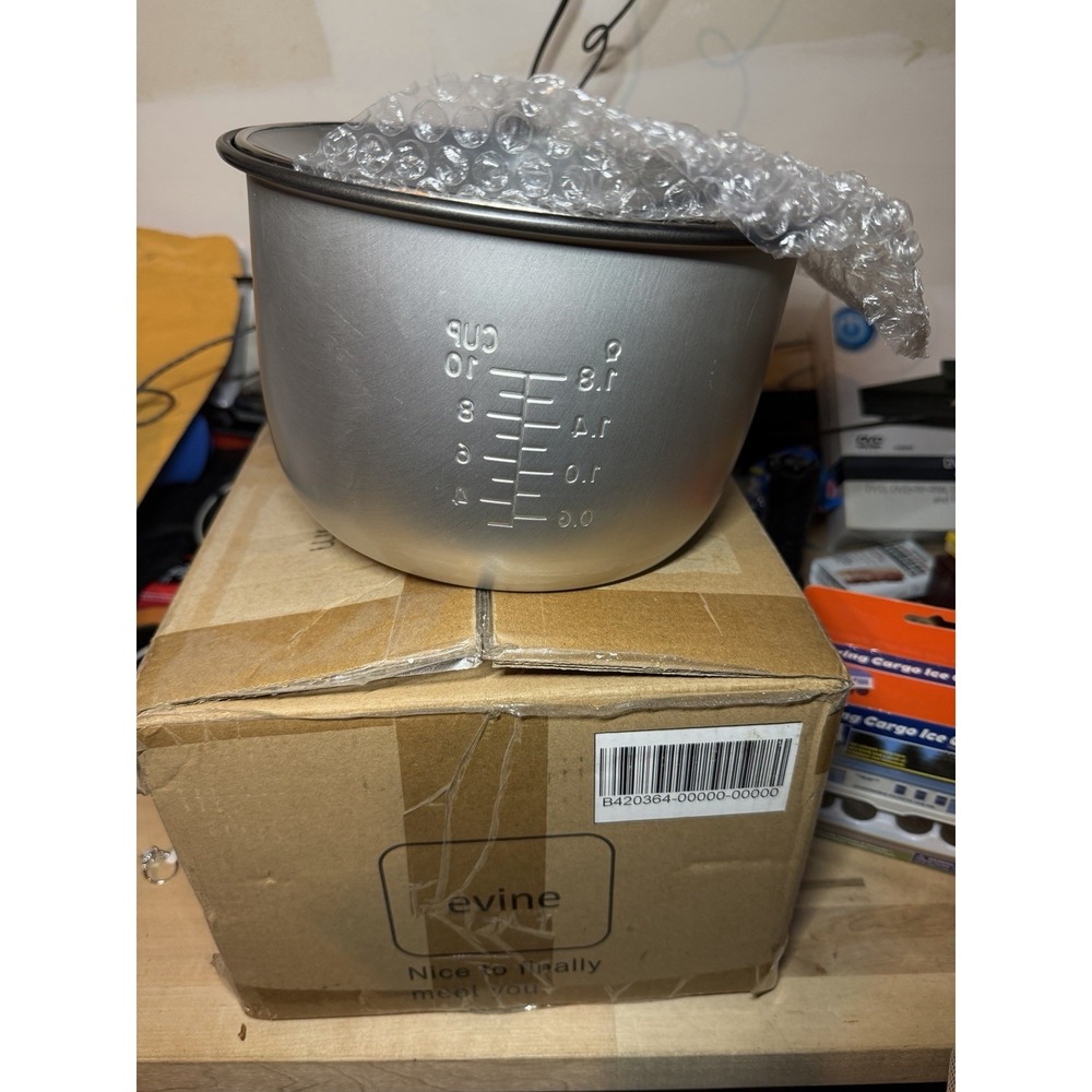 Cook's Companion Rice Cooker Pot & Glass Lid‎ Replacement – New